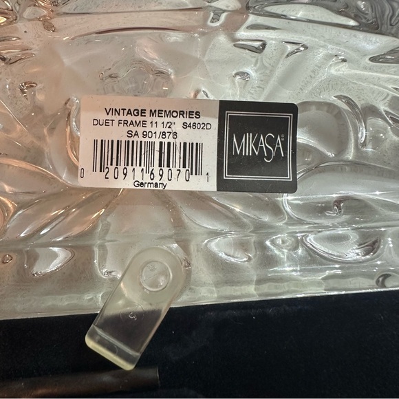 🌻5/$30🌻 MIKASA Crystal Vintage Memories Duet Frame SA 901/876 - Picture 2 of 8
